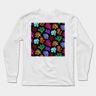 Seaweed Pattern Long Sleeve T-Shirt